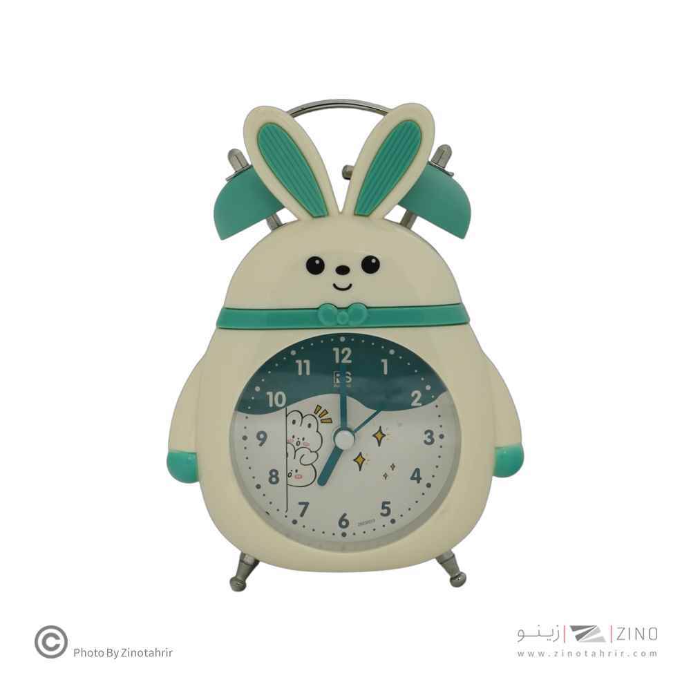 ساعت رومیزی زنگ دار طرح خرگوش کد3507